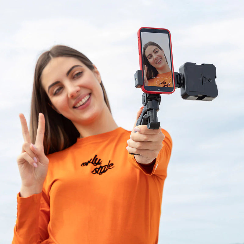 kit vlogger 4 em 1 - suportech - melhore suas gravacoes 50% desc frete gratis Brasil