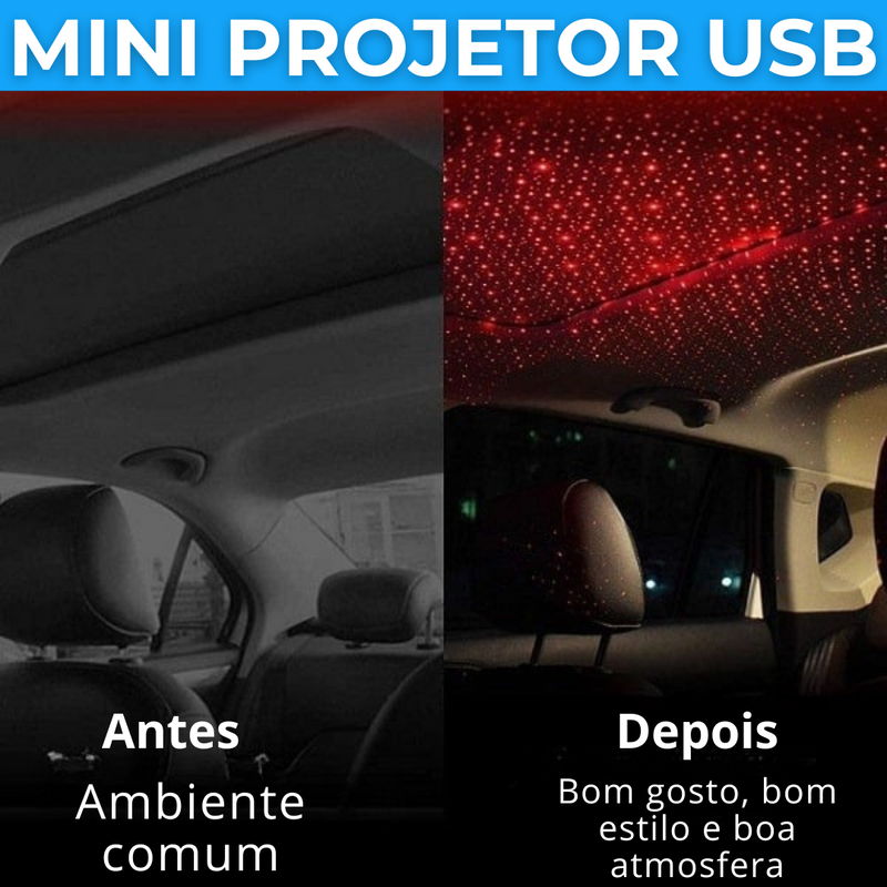 Mini Projetor USB Sky - Novidade